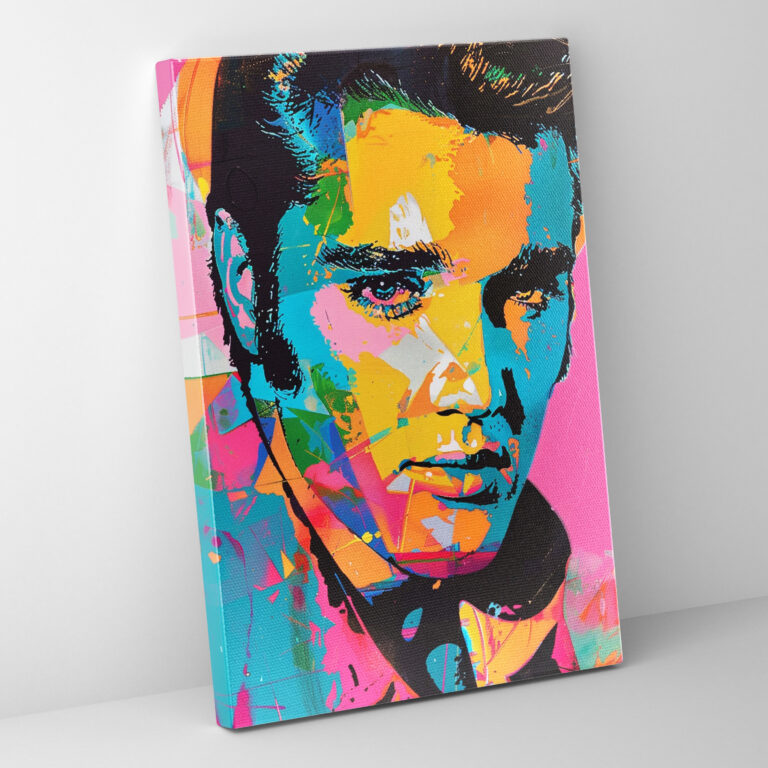 Andy Warhol Elvis Presley Duvar Dekorasyonu - Kanvas Tablo Duvar Sanatı