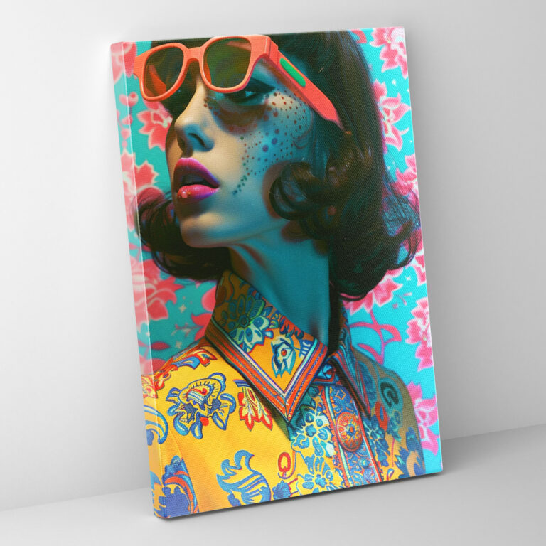 Andy Warhol Kanvas Tablo - Retro Moda Desenleri - Duvar Sanatı
