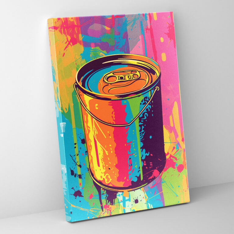 Andy Warhol Pop Art Kanvas Tablo - Canlı ve Renkli Tasarım