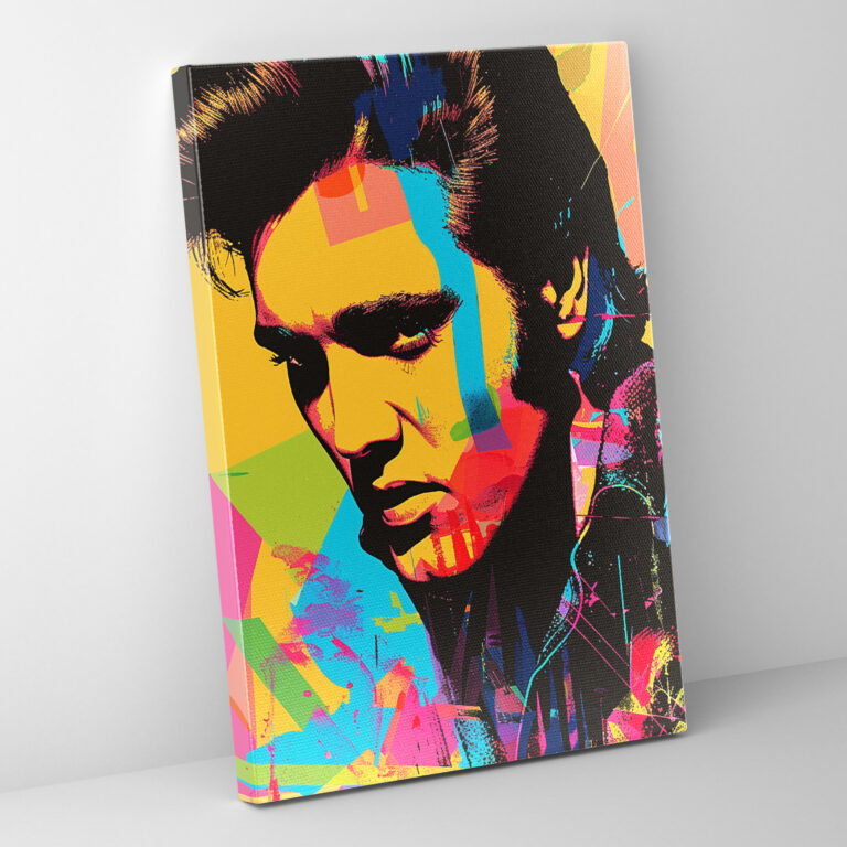 Andy Warhol Elvis Presley Portre Kanvas Tablo