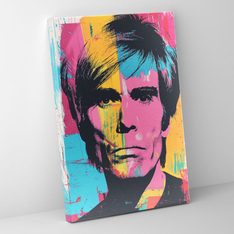 Andy Warhol Tipografi Kanvas Duvar Sanatı - Duvar Dekorasyonu Ev Dekorasyonu Tipografi