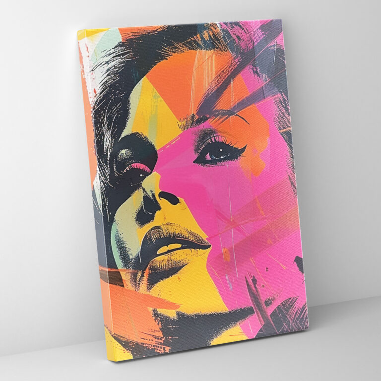 Andy Warhol Soyut Sanat Kanvas Tablo - Modern Soyut Sanat Duvar Dekorasyonu