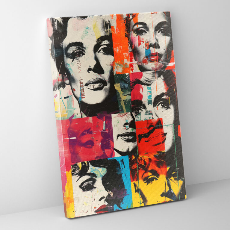 Andy Warhol Portreleri Duvar Sanatı - Kanvas Tablo