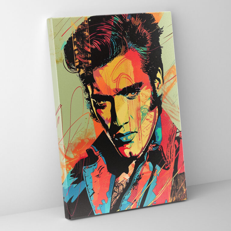Andy Warhol Elvis Presley Kanvas Tablo - Duvar Dekorasyonu ve Sanatı