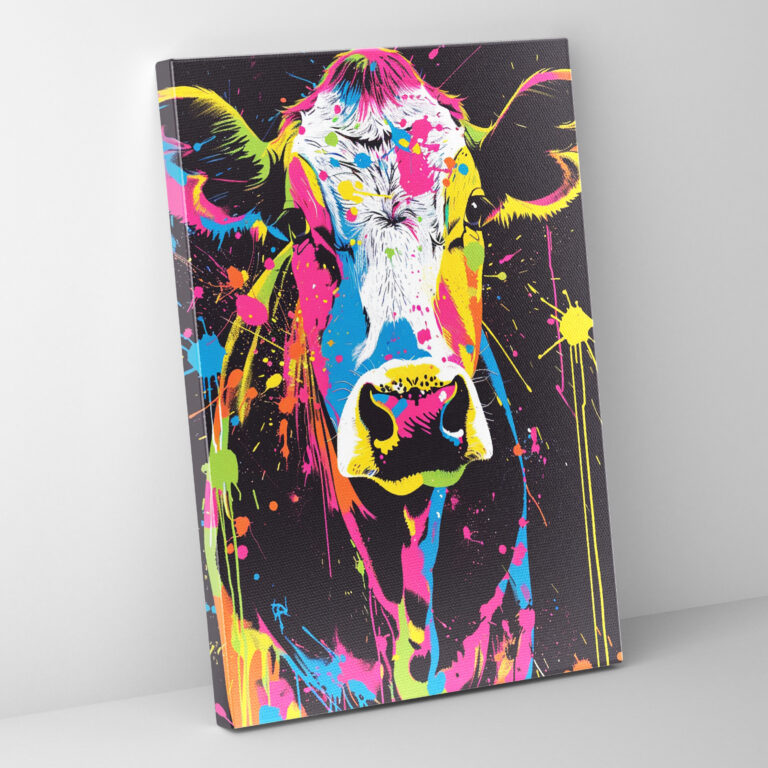 Andy Warhol Warhol Cow Kanvas Tablo - Andy Warhol Kanvas Duvar Sanatı