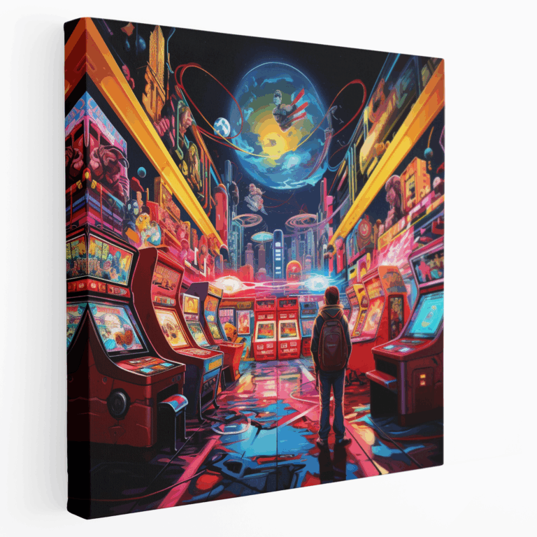 Pop Art Arcade Kanvas Tablo