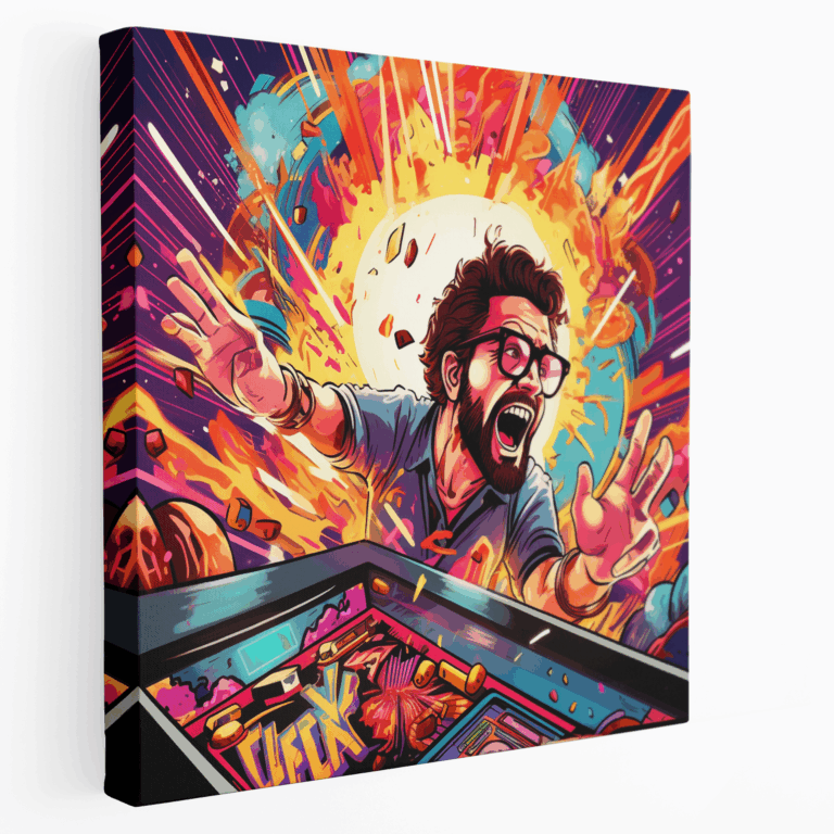 Pinball Zaferi Kanvas Tablo