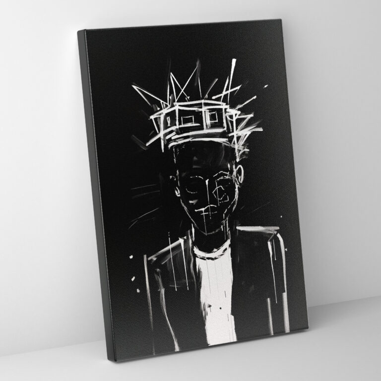 Basquiat Kanvas Tablo - Minimalist Sanat - Duvar Dekorasyonu