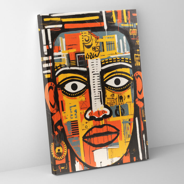 Basquiat Duvar Sanatı - Cesur Tipografi Çalışması - Ev Dekorasyonu Duvar Dekorasyonu