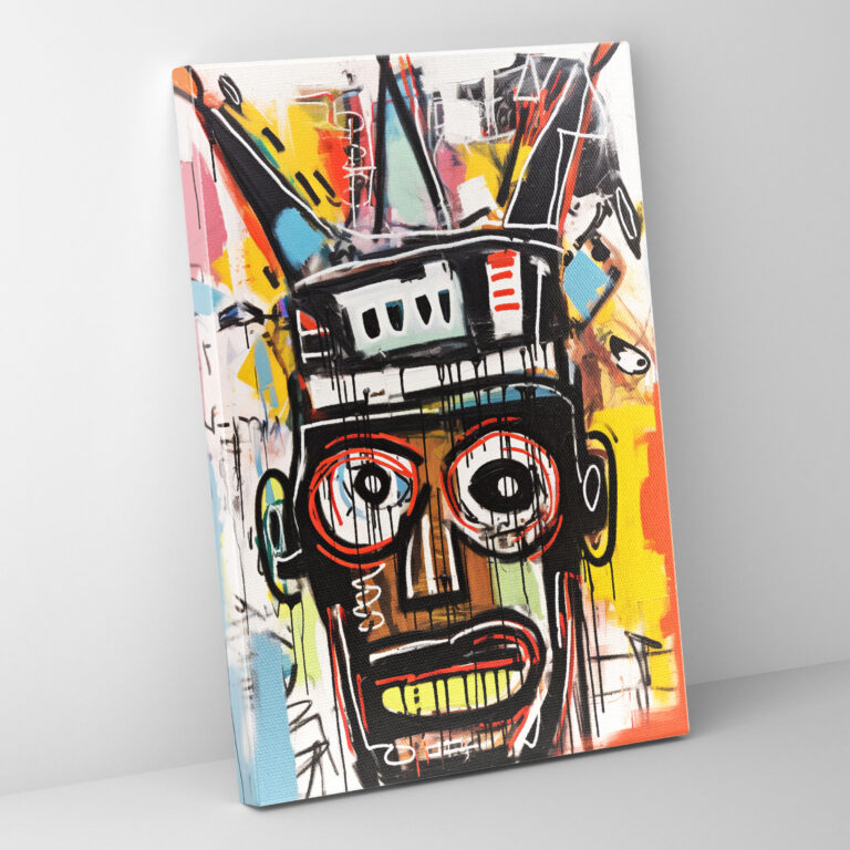 Basquiat Tacı Kanvas Tablo - Basquiat Detaylar Ev Dekorasyonu Kanvas Tablo