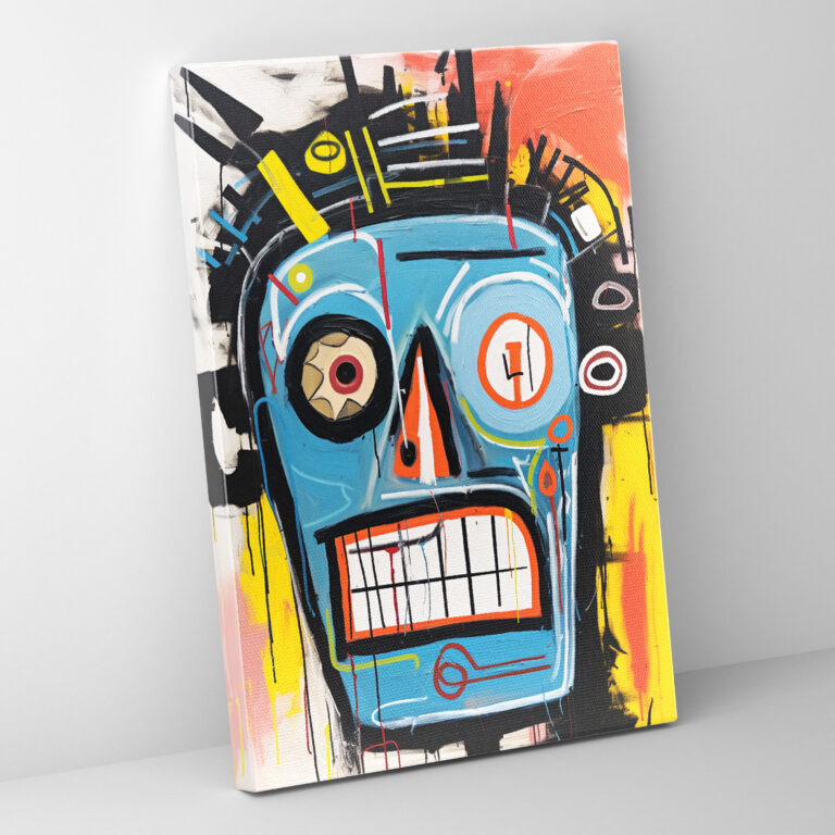 Basquiat Kanvas Tablo - Soyut Dışavurumcu Tasarım
