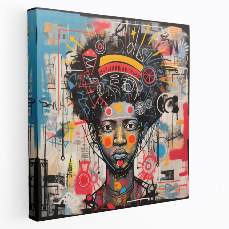 Basquiat Kültürel Duvar Sanatı - Kanvas Tablo Ev Dekorasyonu