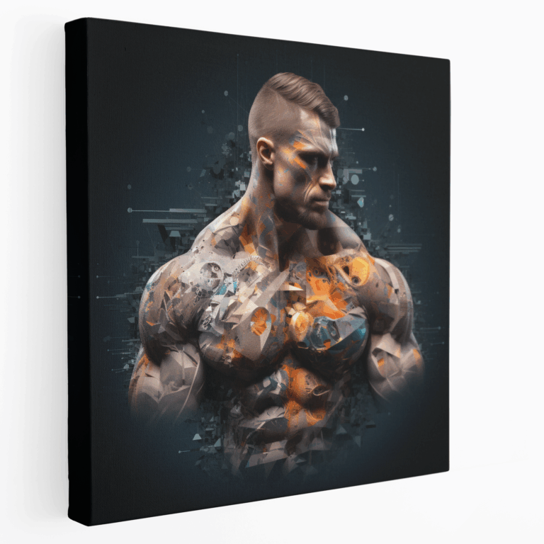 Sculpted Strength Kanvas Tablo