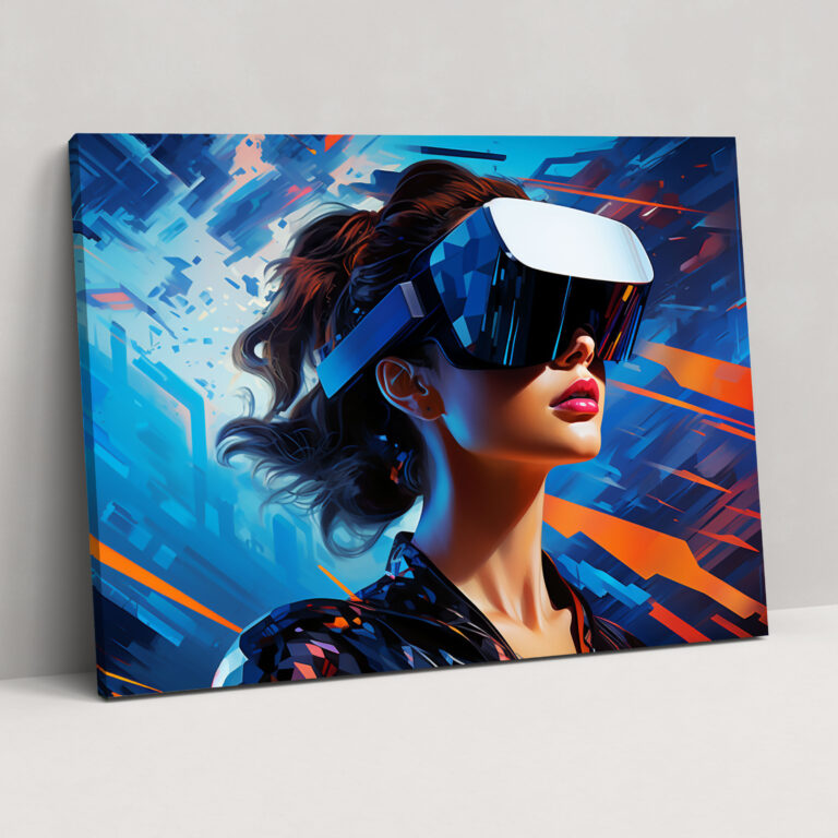 Blockchain Vr Duvar Sanatı - Portre Kanvas Gelecek
