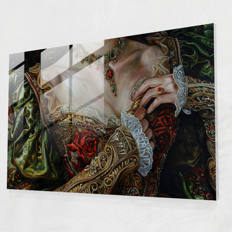 Barok Tarzı Resim Cam Duvar Sanatı - Barok Tarzı Resim Cam Sanatı Modern Sanat