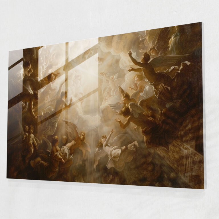 Barok Tarzı Resim Duvar Dekorasyonu - Barok Modern Sanat Duvar Dekorasyonu