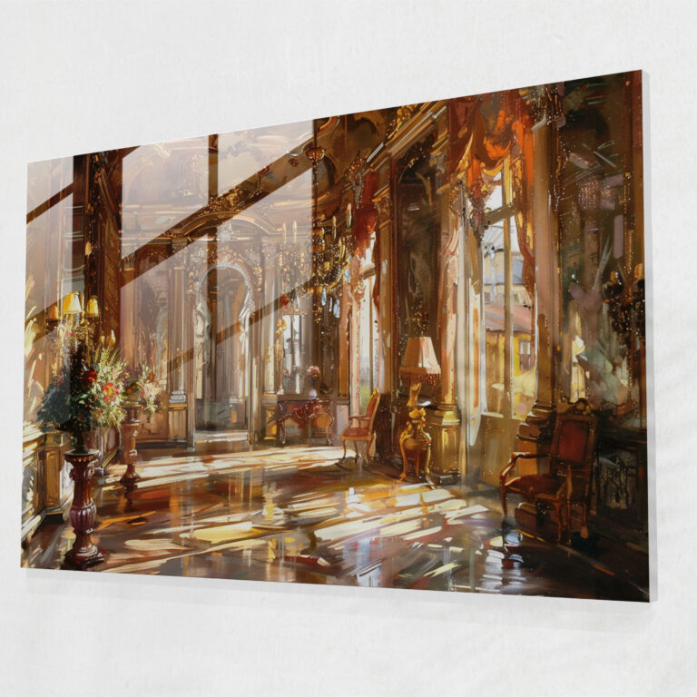Barok Tarzı Resim Ev Dekorasyonu - Barok Modern Sanat Cam Tablo Barok Tarzı Resimler