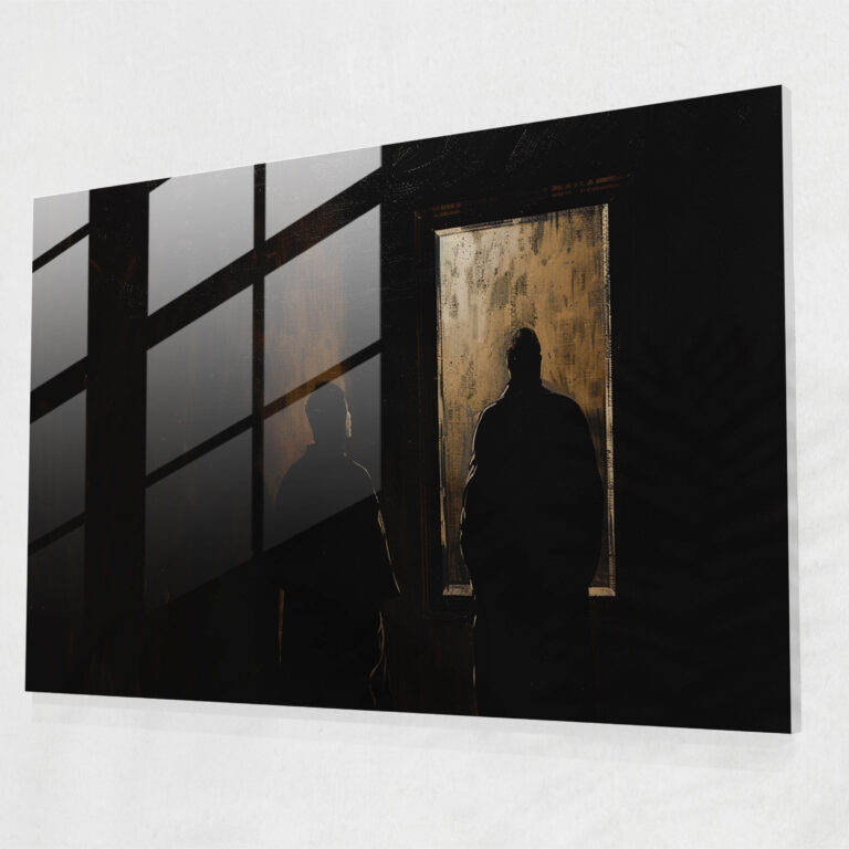 Caravaggio Tarzı Cam Duvar Sanatı - Modern Sanat Cam Sanatı
