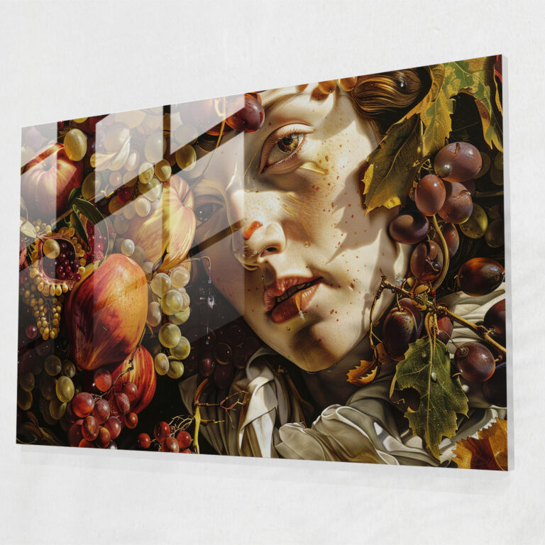 Caravaggio Tarzı Cam Tablo - Caravaggio Ev Dekorasyonu Caravaggio Tarzı