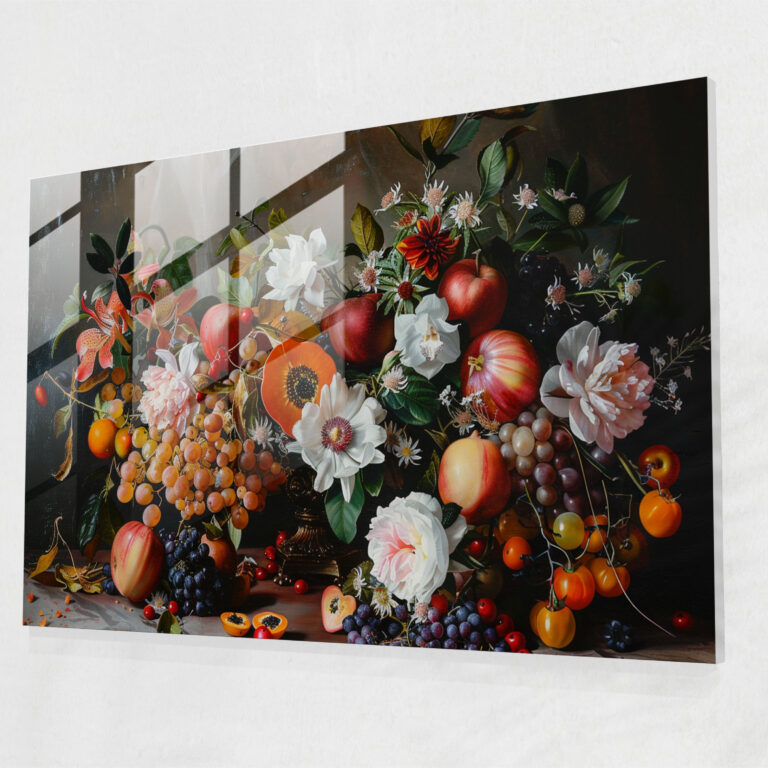 Caravaggio Tarzı Ev Dekorasyonu - Caravaggio Ev Dekorasyonu Cam Tablo
