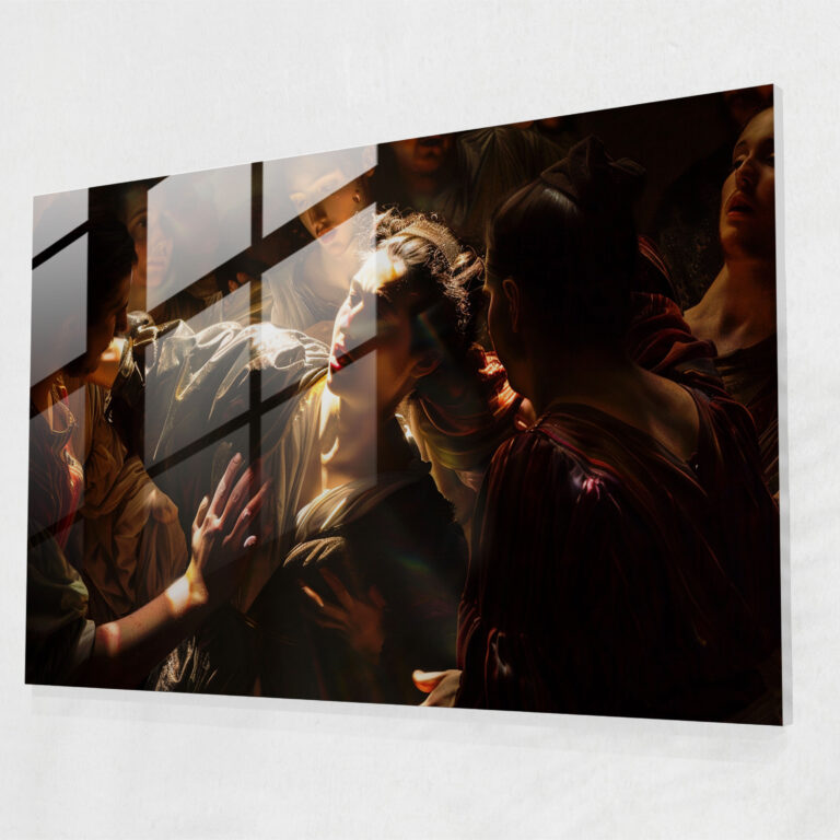 Caravaggio Tarzı Modern Sanat Kanvas Tablo - Duvar Dekorasyonu