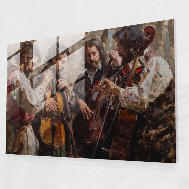 Caravaggio Tarzı Duvar Dekorasyonu - Ev Dekorasyonu Kanvas Tablo