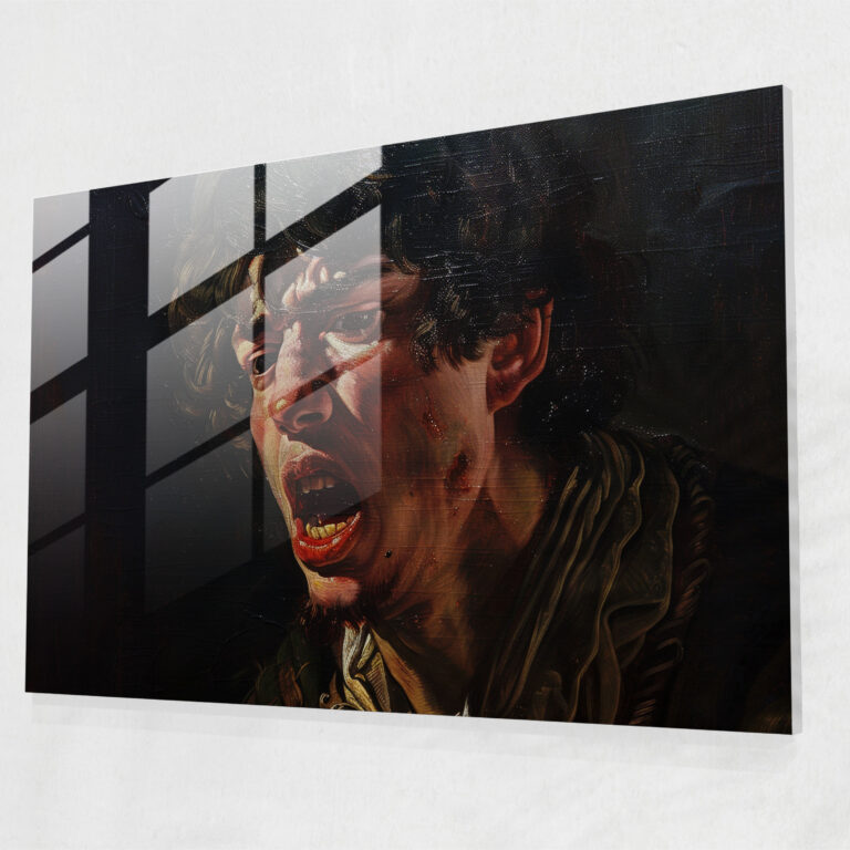 Caravaggio Tarzı Cam Sanatı: Işık ve Karanlık Kontrastı - Modern Sanat Cam Sanatı