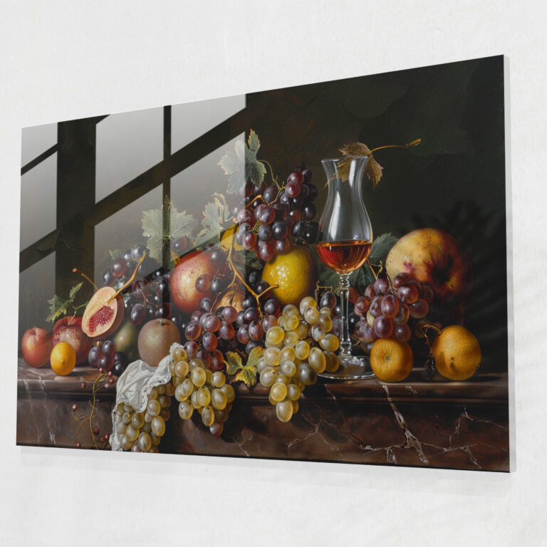 Caravaggio Tarzı Cam Duvar Sanatı - Caravaggio Cam Tablo Cam Sanatı Caravaggio Tarzı