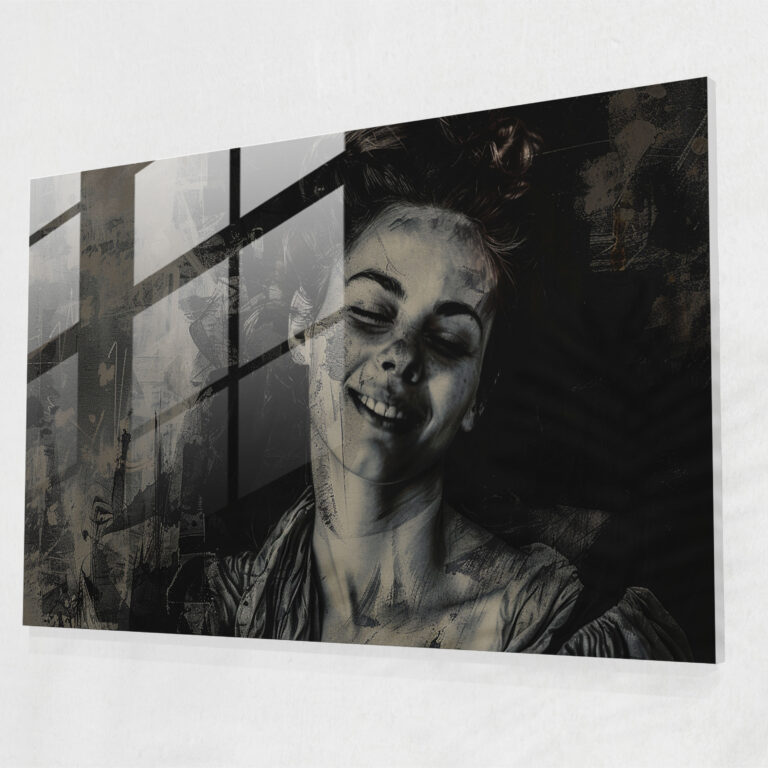 Caravaggio Tarzı Modern Sanat Cam Tablo - Caravaggio Modern Sanat Cam Tablo Cam Sanat