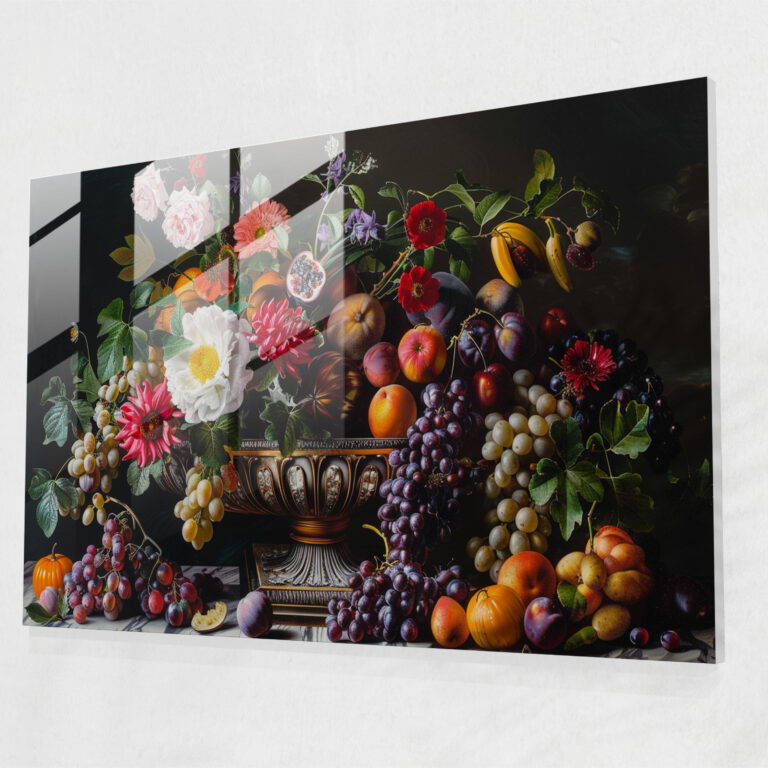 Caravaggio Tarzı Cam Tablo - Caravaggio Cam Tablo Cam Duvar Sanatı Duvar Dekorasyonu