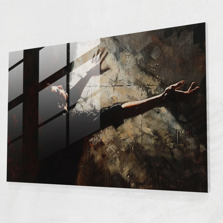 Caravaggio Tarzı Ev Dekorasyonu - Cam Tablo Modern Sanat