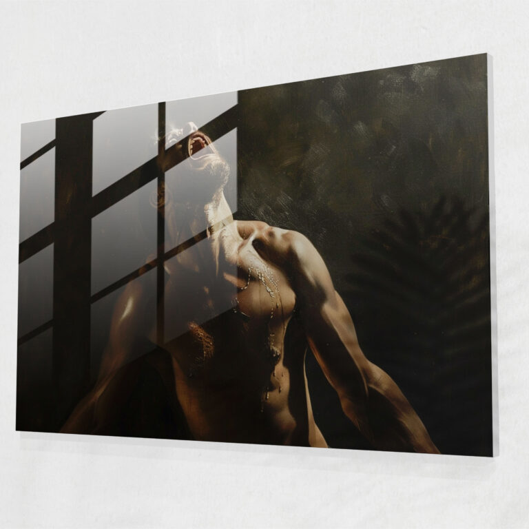 Caravaggio Tarzı Duvar Dekorasyonu - Modern Sanat Güçlü ve Duygusal Çizimler - Kanvas Tablo