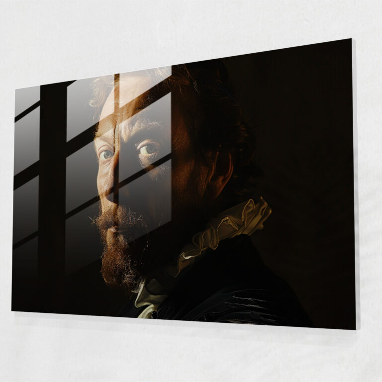 Caravaggio Tarzı Ev Dekorasyonu - Caravaggio Ev Dekorasyonu Cam Tablo Duvar Dekorasyonu