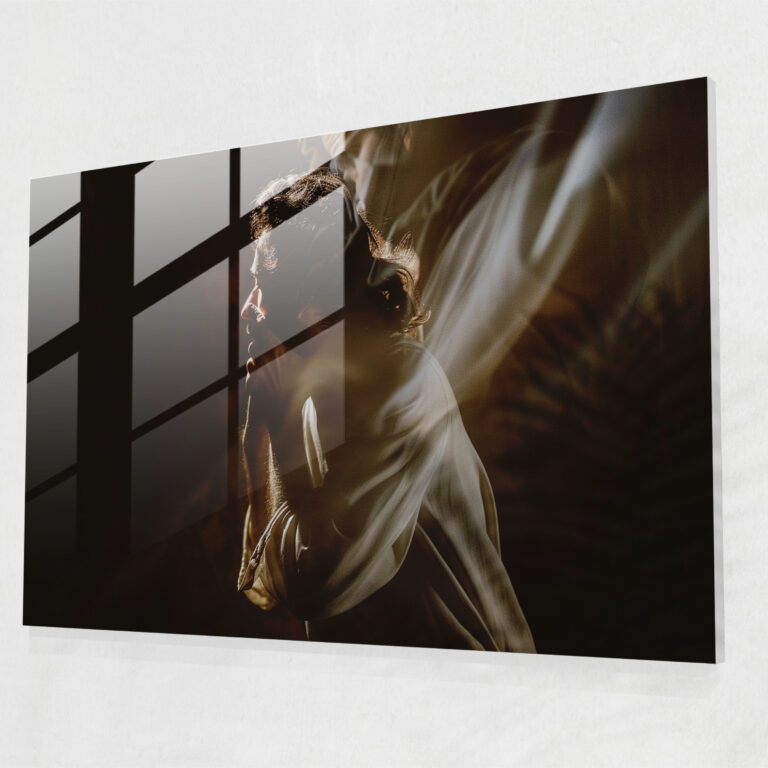 Caravaggio Tarzı Cam Tablo - Modern Sanat Caravaggio Tarzı