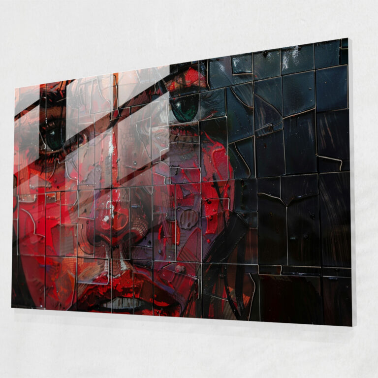 Kişisel Portreler Cam Tablo Sanatı - Caravaggio Cam Tablo Modern Sanat Ev Dekorasyonu