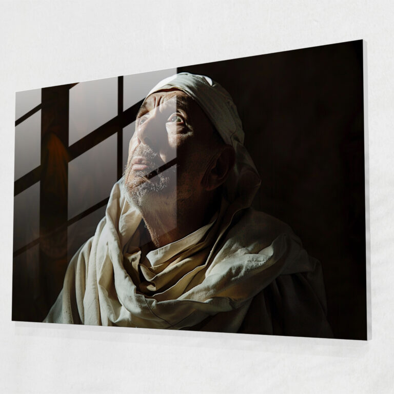 Caravaggio Tarzı Cam Tablo - Caravaggio Cam Tablo Duvar Dekorasyonu