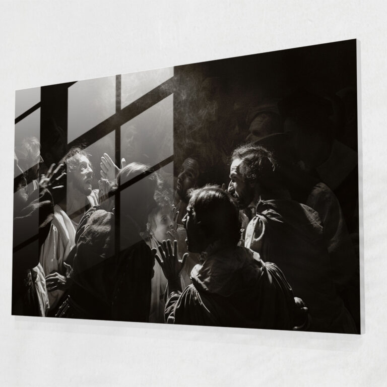 Caravaggio Tarzı Cam Tablo - Ev Dekorasyonunda Caravaggio Şıklığı