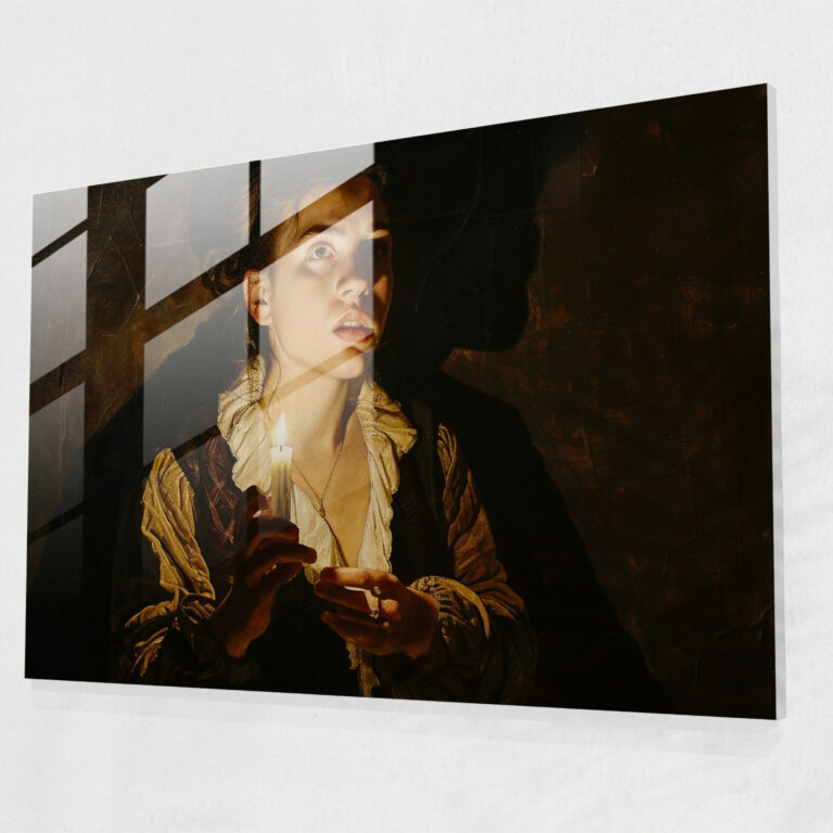 Caravaggio Tarzı Cam Sanatı - Ev Dekorasyonu Modern Sanat