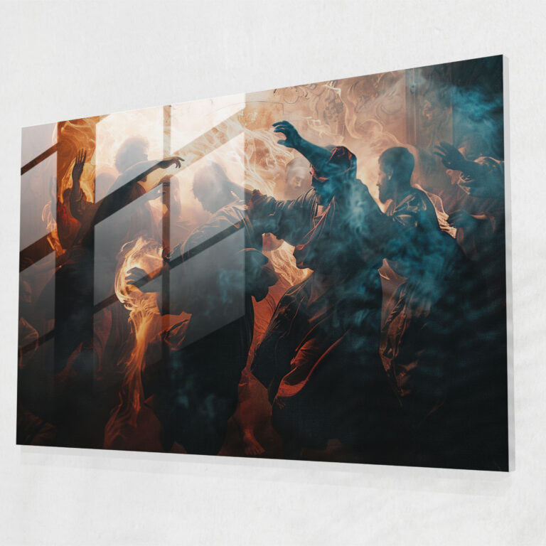Caravaggio Tarzı Cam Duvar Sanatı - Caravaggio Cam Sanatı Ev Dekorasyonu