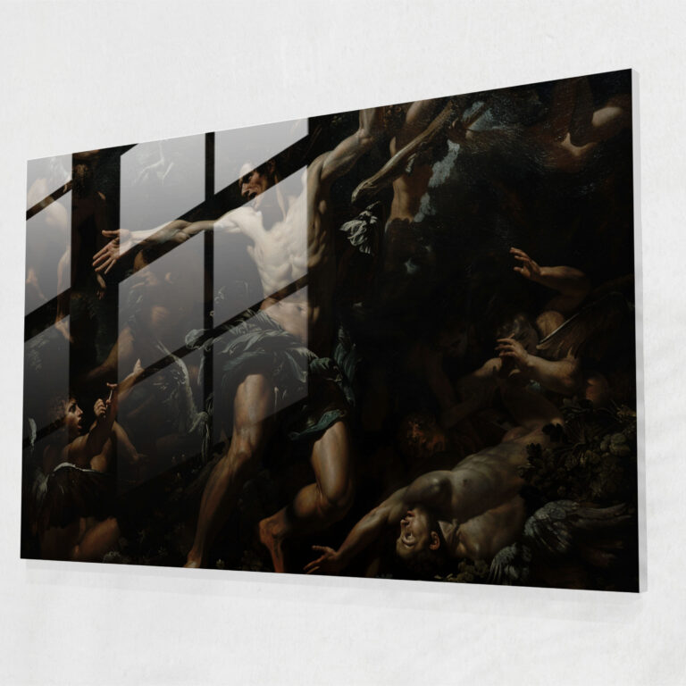 Mitolojik Caravaggio Tarzı Cam Sanatı - Cam Sanatı Ev Dekorasyonu Modern Sanat