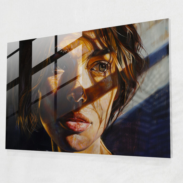 Gösterişli Işık ve Gölge Modern Sanat - Caravaggio Cam Tablo Sanatı Ev Dekorasyonu Modern Sanat