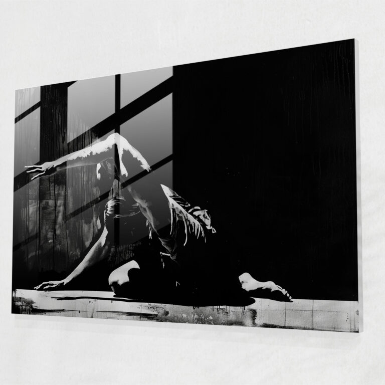 Caravaggio Tarzı Cam Duvar Sanatı - Cam Tablo Modern Sanat Cam Sanatı