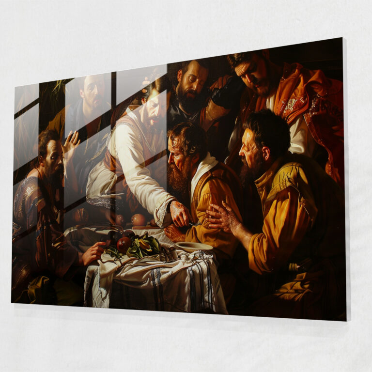 Caravaggio Tarzı Ev Dekorasyonu - Cam Sanat Modern Sanat