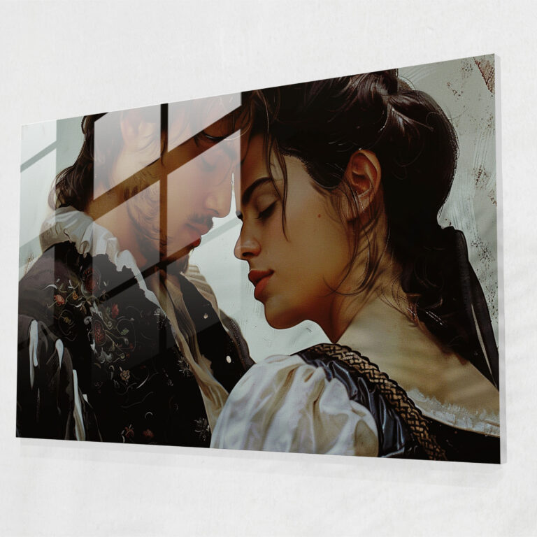 Caravaggio Tarzı Cam Tablo - Caravaggio Modern Sanat Cam Tablo Ev Dekorasyonu