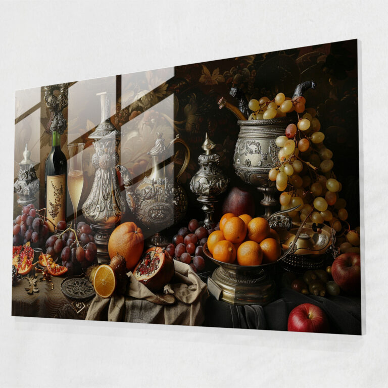 Caravaggio Tarzı Cam Tablo - Caravaggio Caravaggio Tarzı Modern Sanat Duvar Dekoru