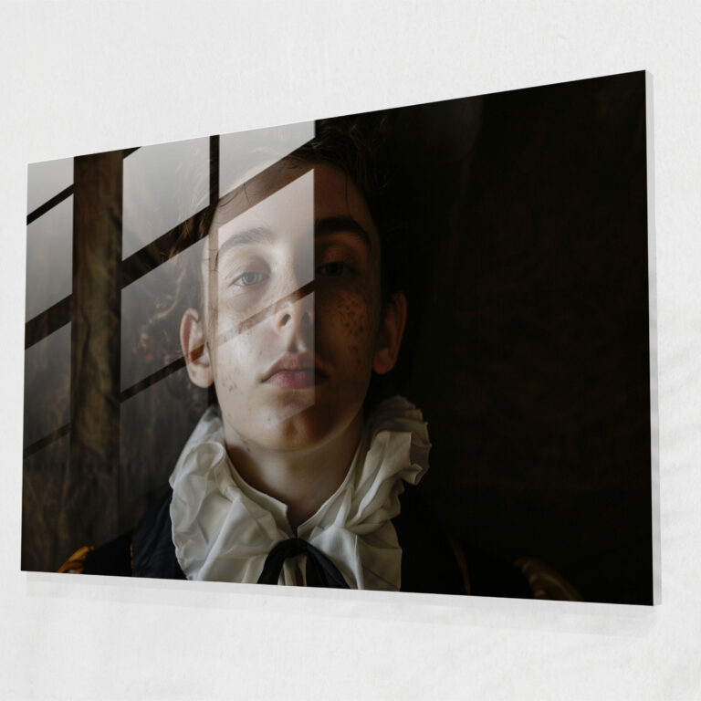 Caravaggio Tarzı Modern Sanat - Cam Tablo Karşıtlık Sanatı