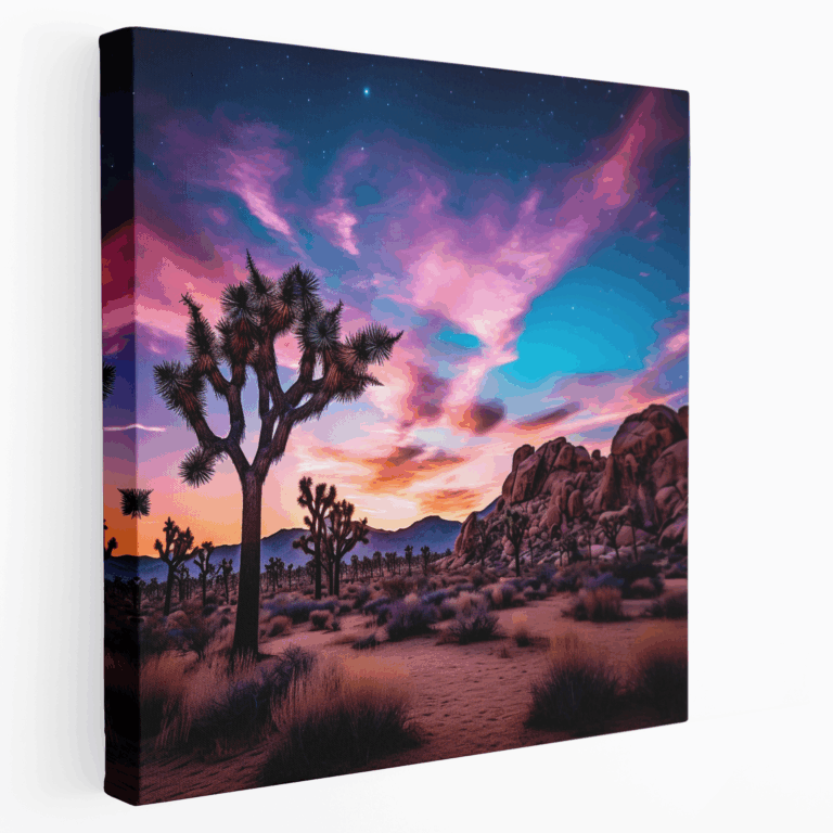 Joshua Tree Kanvas Tablo Twilight Dreams Tasarımı