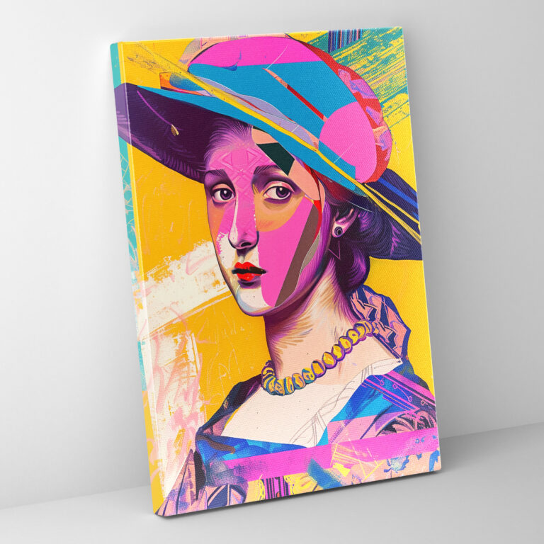 Grafik Rönesans Kanvas Tablo - Klasik ve Popart Tarzı Kanvas Duvar Sanatı Duvar Dekorasyonu