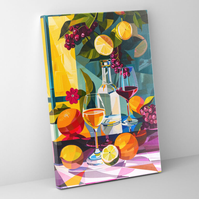 Klasizm Pop Art Kanvas Dekorasyon - Klasizm ve Pop Art Klasizmi Pop Art ile Birleştir Kanvas Tablo