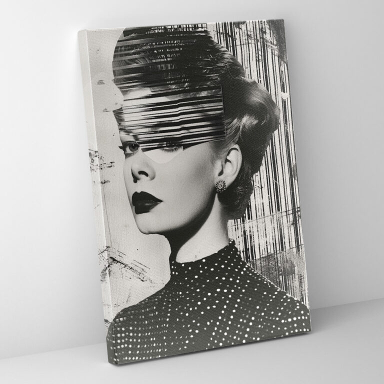 Klasik ve Pop Art Temalı Vintage Kanvas Tablo - Duvar Dekorasyonu ve Sanatı